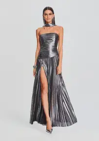 Faye Dress(Gunmetal,XXS)