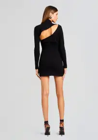 Blondie Denim Dress(Stone Black,XXS)