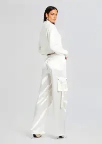 Donna Mid Cropped Sweater(Winter White,XXS)