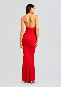 Verona Bandage Knit Dress(Red,XXS)