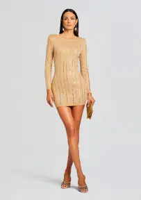 Virginia Embellished Knit Dress