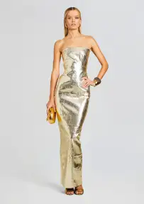 Lavonne Leather Dress