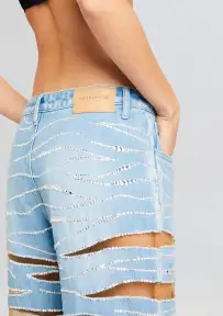 Renzo Embellished Denim Jean(Bondi,23)