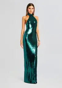 Cora Sequin Dress(Aquamarine,XXS)