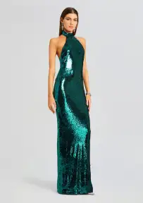 Cora Sequin Dress(Aquamarine,XXS)