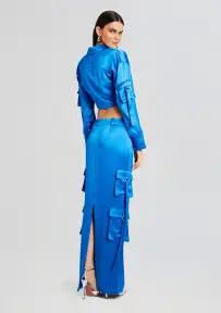 Gaia Cargo Top(Tropical Blue,XXS)
