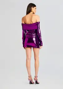 Wyn Sequin Dress(Amethyst,XXS)