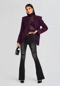 Demi Mid Rise Jean(Midnight Terry,23)