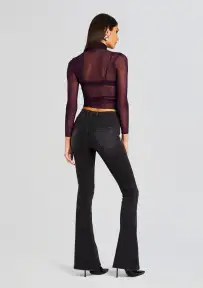Demi Mid Rise Jean(Midnight Terry,23)