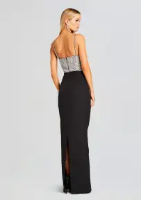Jazlyn Dress(Black/Silver,XXS)