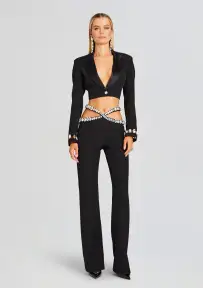 Kaz Pant(Black/Silver,XXS)