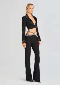 Kaz Pant(Black/Silver,XXS)