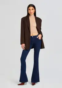 Trisha Flare Pant(Deep Sea,23)
