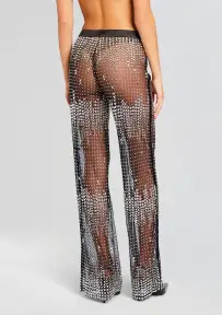 Vondra Sequin Pant(Black/Silver,XXS)