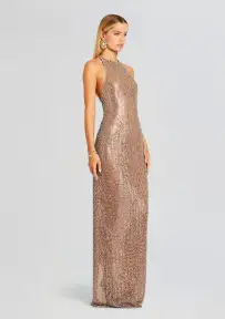 Haven Embellished Dress(Tannin/Silver,XXS)