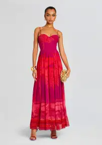 Soma Long Dress(Multicolor,XXS)