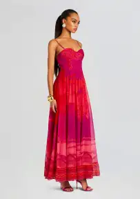 Soma Long Dress(Multicolor,XXS)
