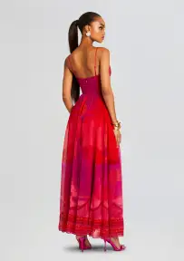 Soma Long Dress(Multicolor,XXS)