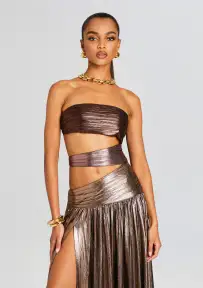 Lia Dress(Brown Ombre,XXS)