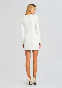 Simone Mini V Dress(White,XS)