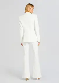 Sloan Structured Blazer(White,XS)