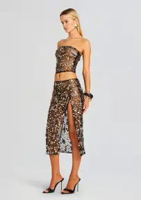 Mirage Top(Black/Gold,XXS)