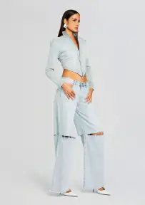 Wrenley Low-Rise Jean(Skylight,23)