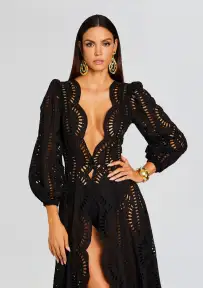 Kelyk Kaftan(Black Samoa,XS)