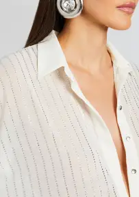 Kennedy Embellished Top(White,XXS)