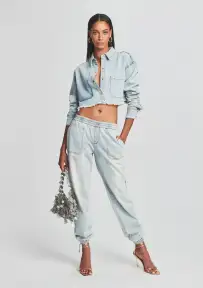 Amber Jogger Jean(Skylight,XXS)