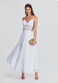 Brenda Long Dress(White,XS)