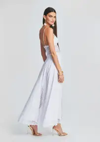 Brenda Long Dress(White,XS)