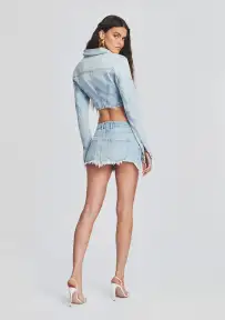 Zuri Denim Skirt(Skylight,23)