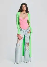 Ollie Wide Leg Jean(Skylight,23)