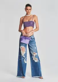 Ollie Wide Leg Jean(Bayside,23)