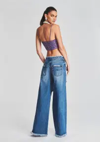 Ollie Wide Leg Jean(Bayside,23)