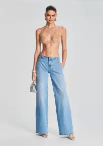 Ingrid Mid Rise Jean(Celeste,23)