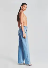 Ingrid Mid Rise Jean(Celeste,23)