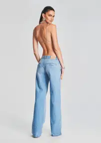 Ingrid Mid Rise Jean(Celeste,23)