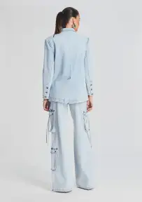 Beckett Denim Blazer(Skylight,XXS)