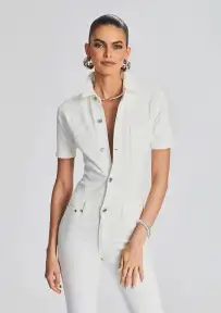 Fallon Jumpsuit(White,XXS)