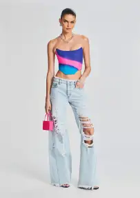 Mountain Wide Leg Jean(Skylight,23)