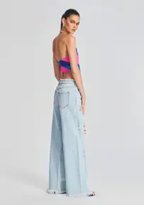 Mountain Wide Leg Jean(Skylight,23)