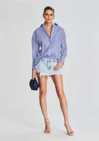 Vanessa Denim Mini Skirt(Skylight,23)