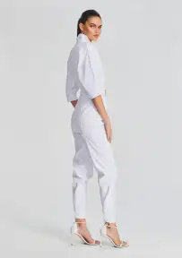 Ellis Jumpsuit(Optic White,XXS)