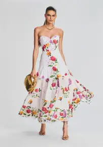 Danny Long Dress(White Bonita,XS)
