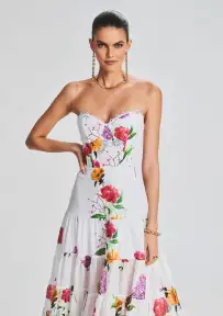 Danny Long Dress(White Bonita,XS)