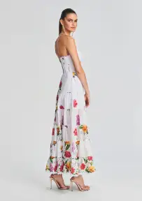 Danny Long Dress(White Bonita,XS)