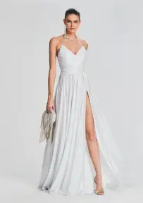 Doss Dress(Silver/White,XXS)