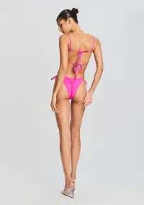 Mila Bikini Top(Hot Pink,XS)